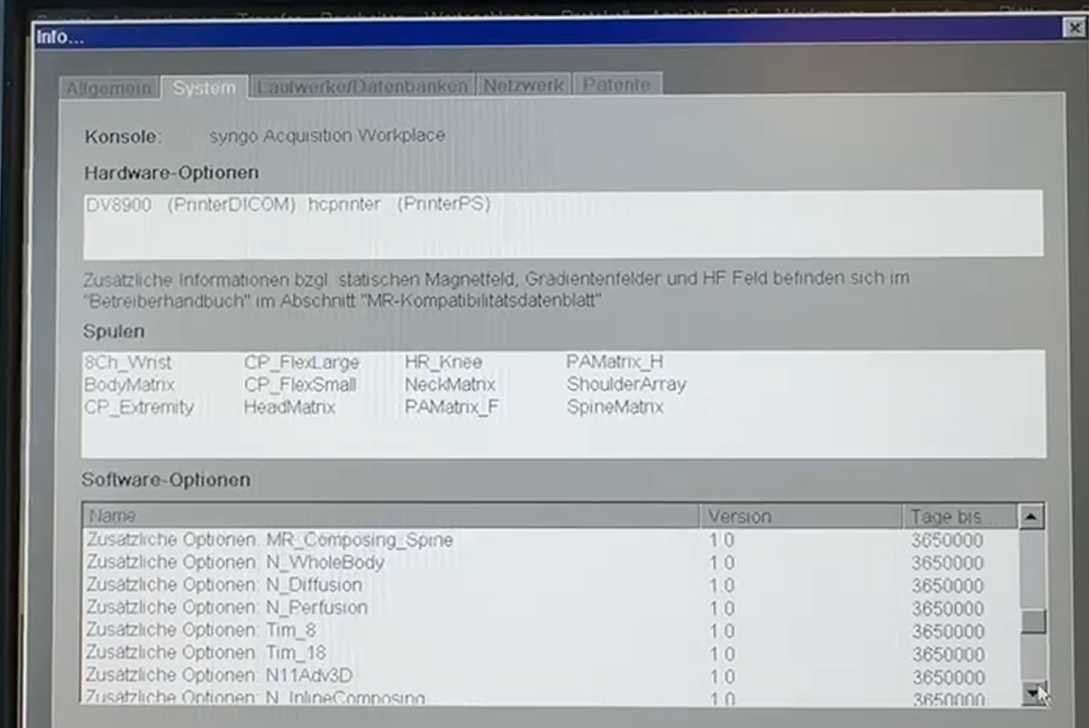 Siemens - MAGNETOM Avanto - MRT-Scanner - MRI Scanner - REF 7391167 - Baujahr 2008