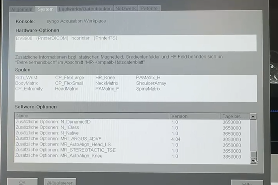 Siemens - MAGNETOM Avanto - MRT-Scanner - MRI Scanner - REF 7391167 - Baujahr 2008