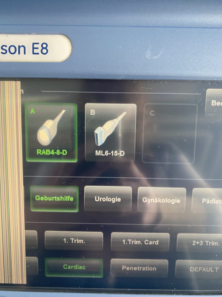 GE - Voluson E8 - Ultraschallgerät - Ultrasound System - Baujahr 09/2010