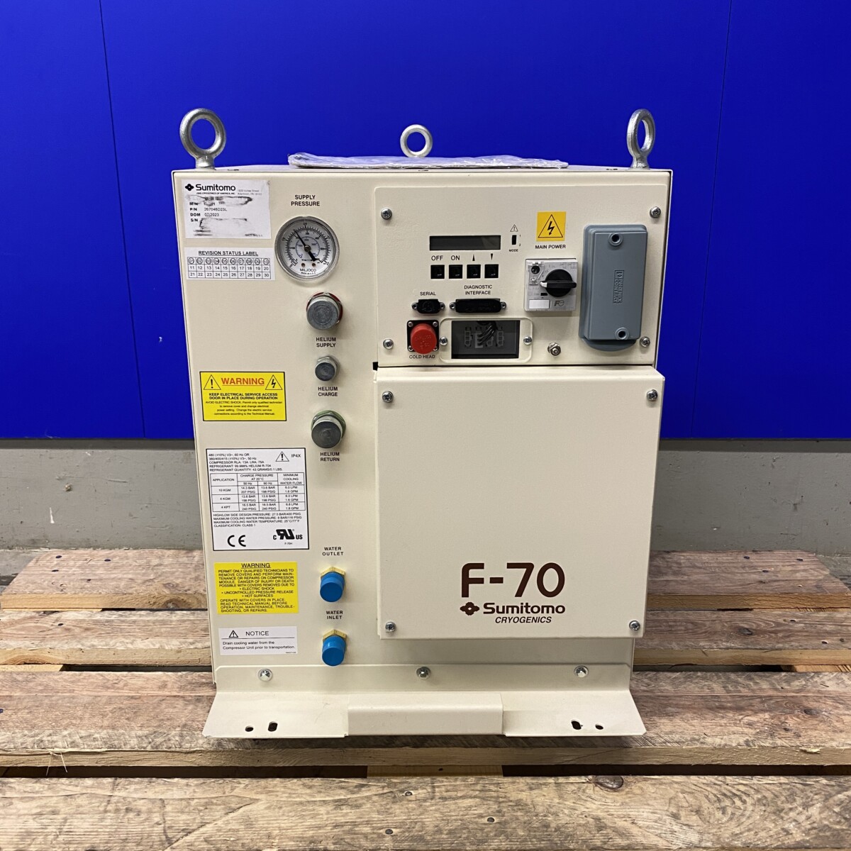 Sumitomo - Compressor - Kompressor - F-70H - PN 10121435 - 267046D23L