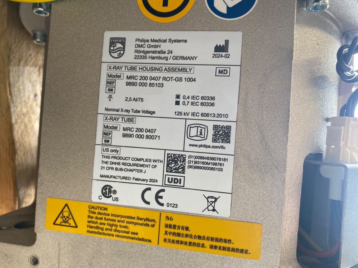 Philips - Röntgenröhre - X-ray Tube - PN 989000085103 - 989000080071