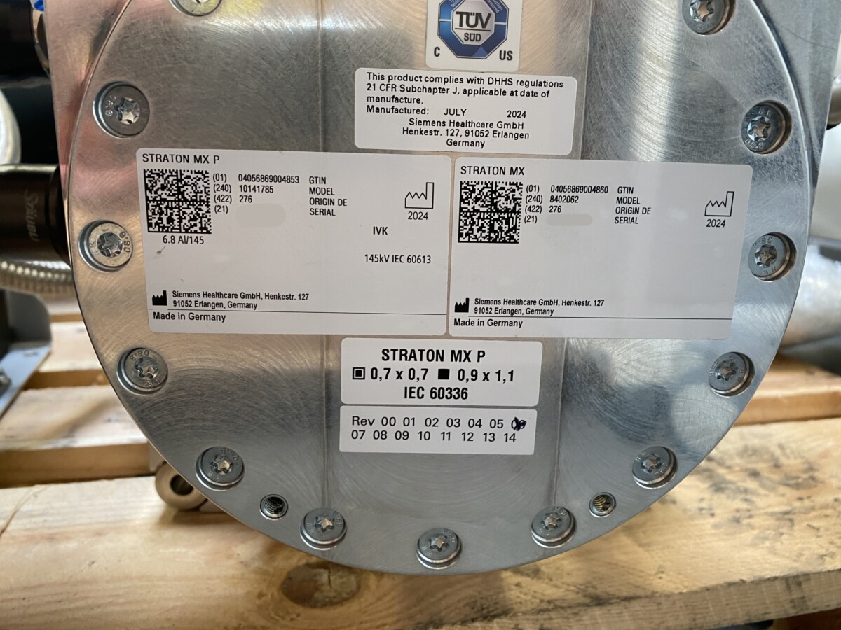 Siemens - Straton MX P - X-ray Tube - Röntgenröhre - PN 10141785 - 8402062