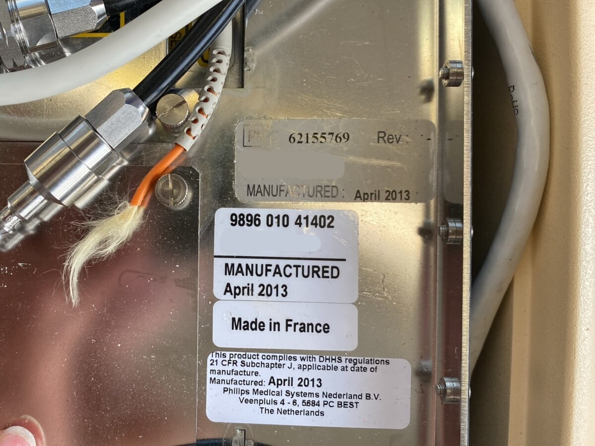 Siemens - Pixium 4700 Flachdetektor - Pixium 4700 Flat Panel Detector - PN 62155769 - 989601041402