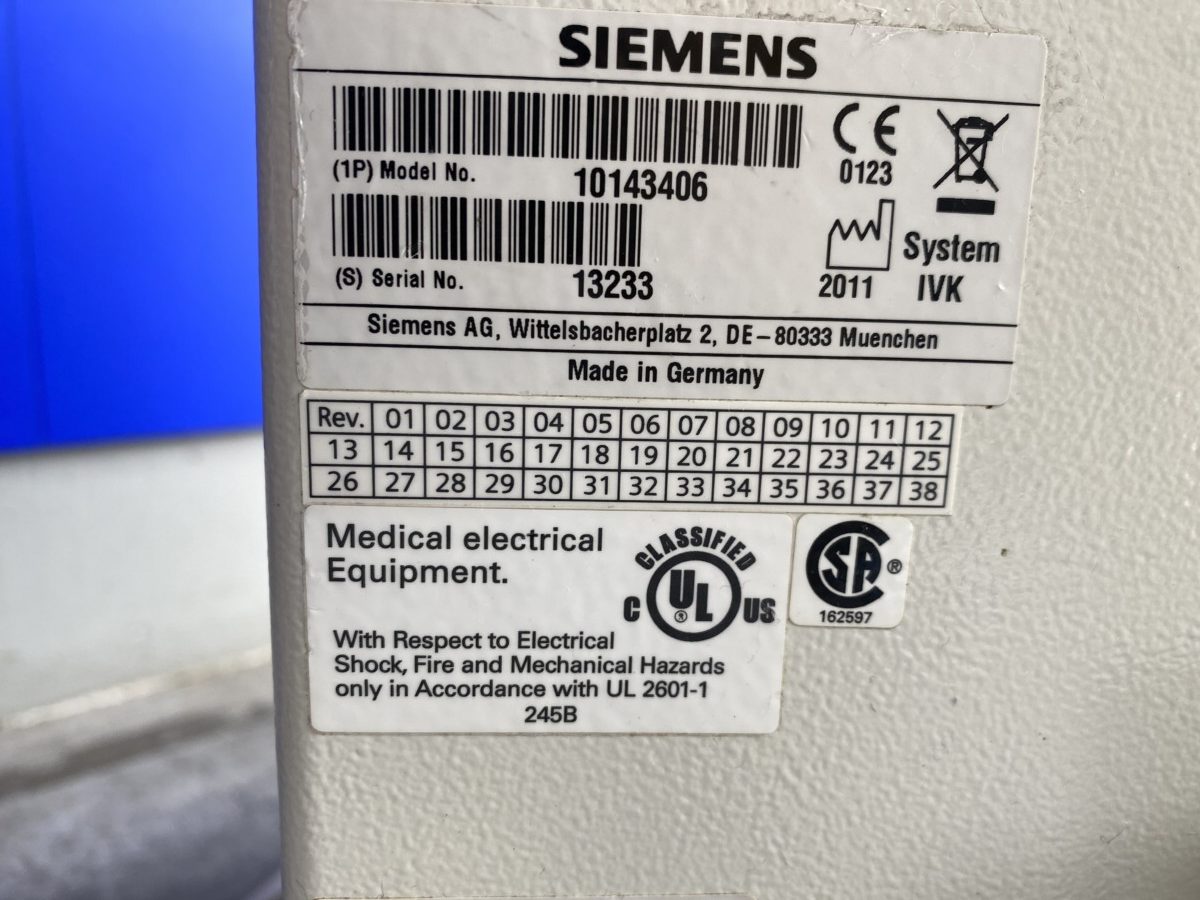 Siemens - ARCADIS Varic - C-Bogen-System - C-Arm System - REF 10143406