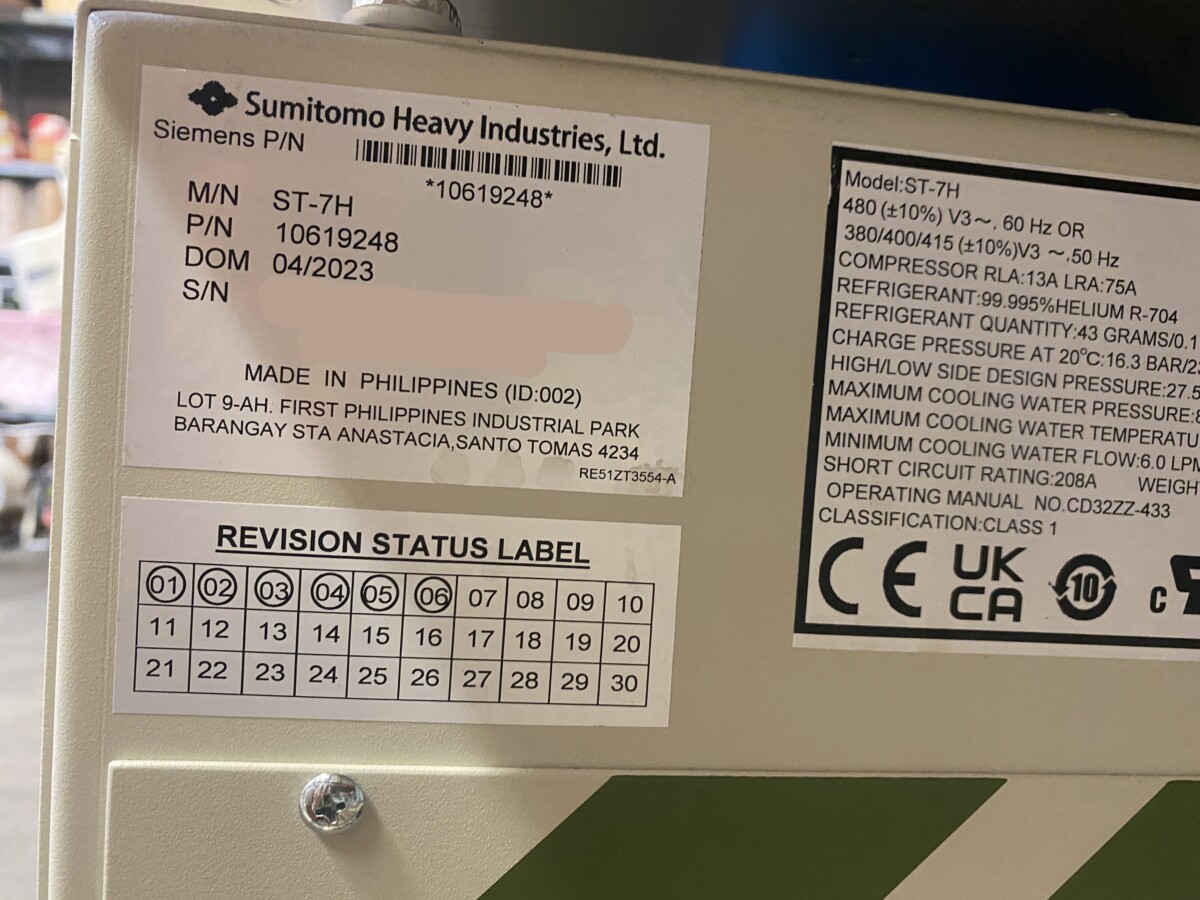 Sumitomo - ST-7H - Kompressor - Compressor - PN 10619248