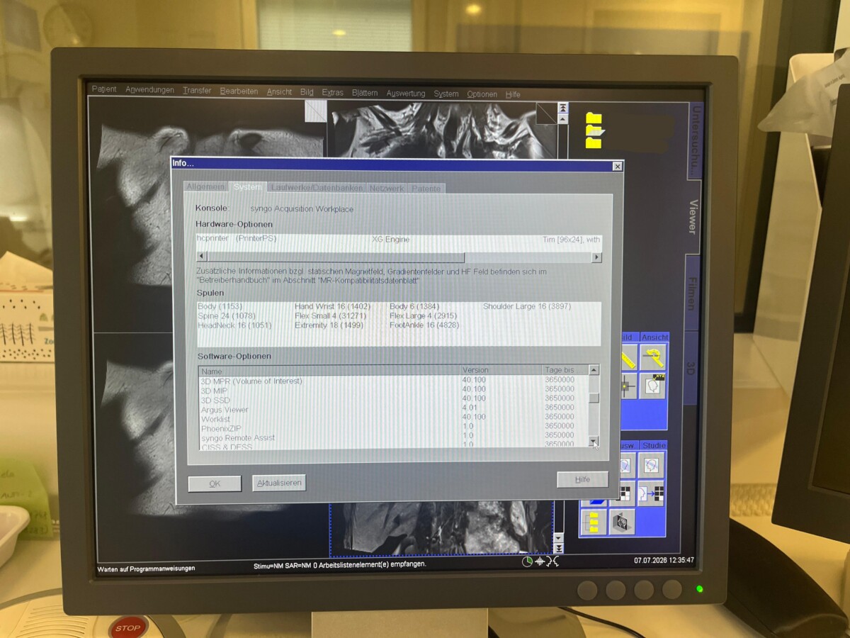 Siemens - MAGNETOM Spectra 3T - MRT-Scanner - MRI Scanner - REF 10837643 - Bauahr 2013