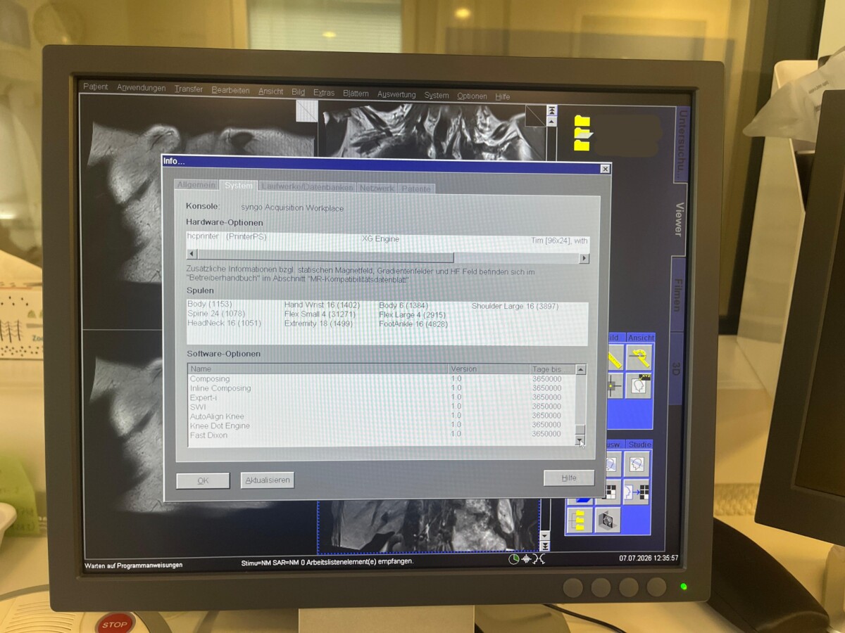 Siemens - MAGNETOM Spectra 3T - MRT-Scanner - MRI Scanner - REF 10837643 - Bauahr 2013