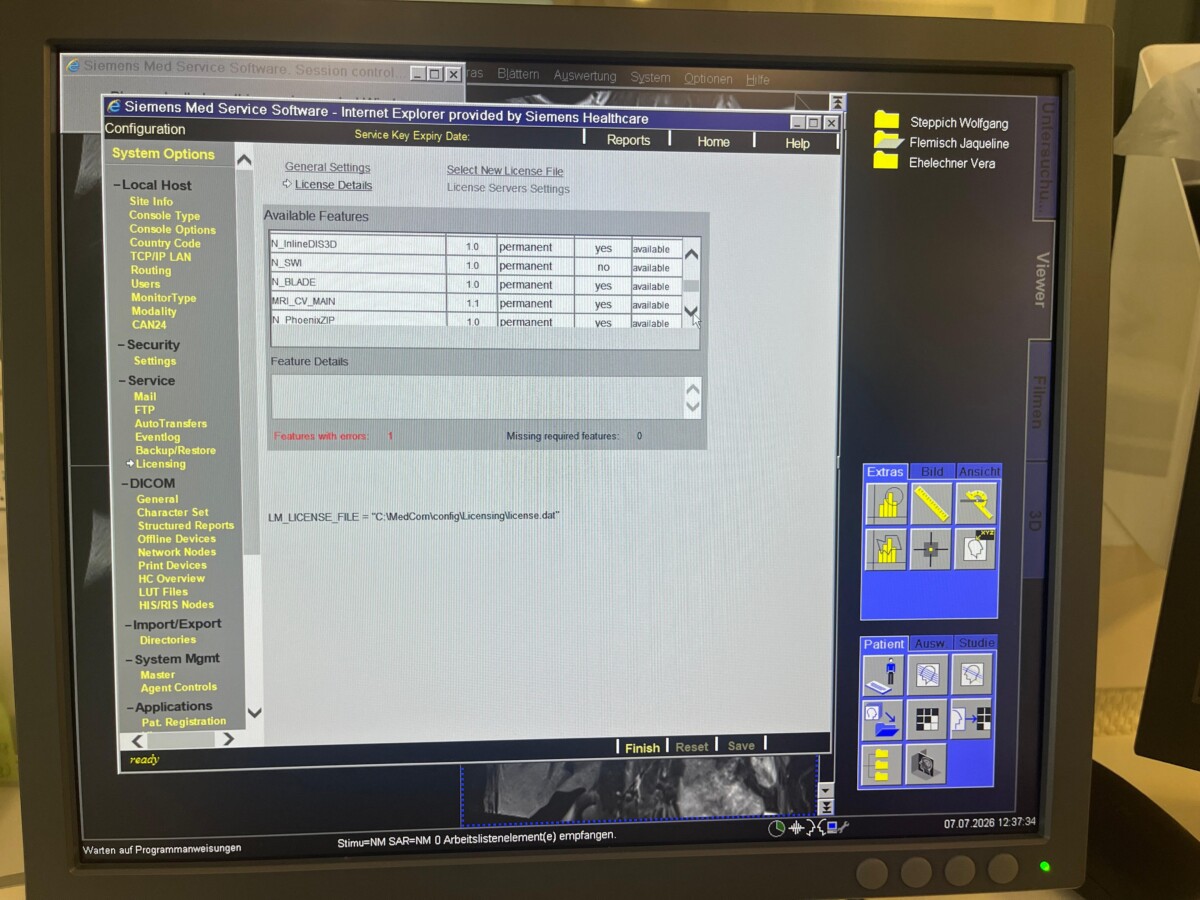 Siemens - MAGNETOM Spectra 3T - MRT-Scanner - MRI Scanner - REF 10837643 - Bauahr 2013