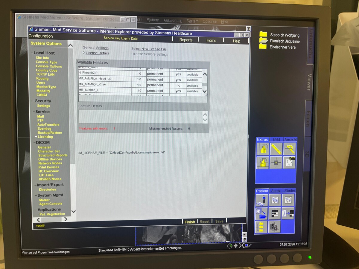 Siemens - MAGNETOM Spectra 3T - MRT-Scanner - MRI Scanner - REF 10837643 - Bauahr 2013
