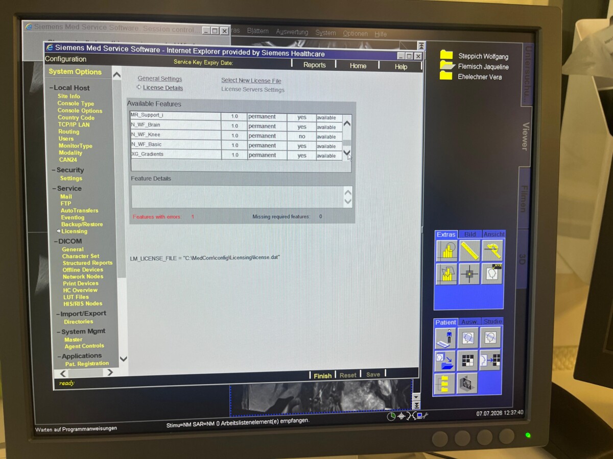 Siemens - MAGNETOM Spectra 3T - MRT-Scanner - MRI Scanner - REF 10837643 - Bauahr 2013