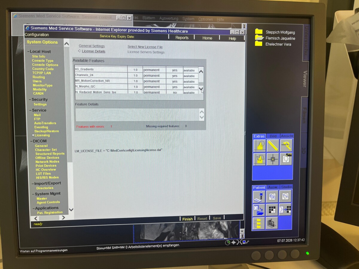 Siemens - MAGNETOM Spectra 3T - MRT-Scanner - MRI Scanner - REF 10837643 - Bauahr 2013