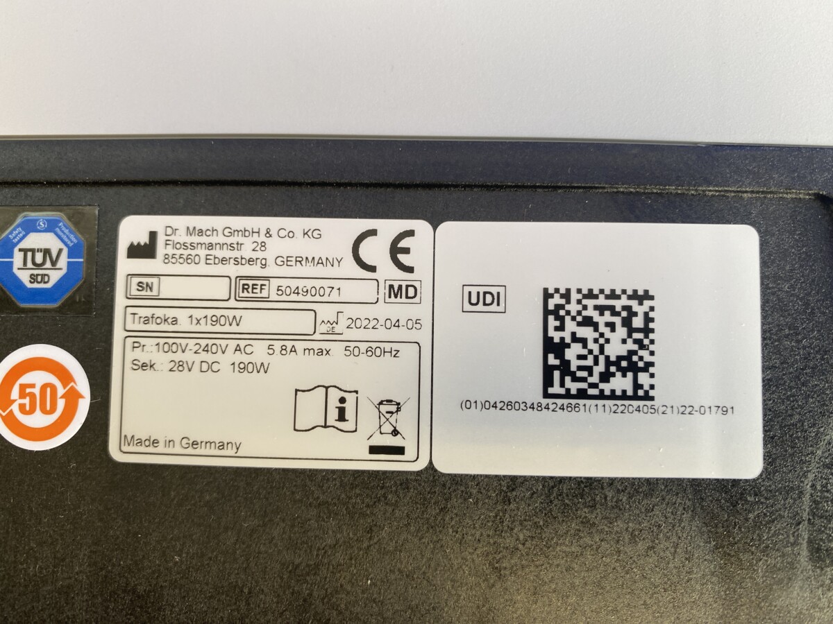 Siemens - Mach LED 2SC - Operationslampe - Operating Light - REF 16000157