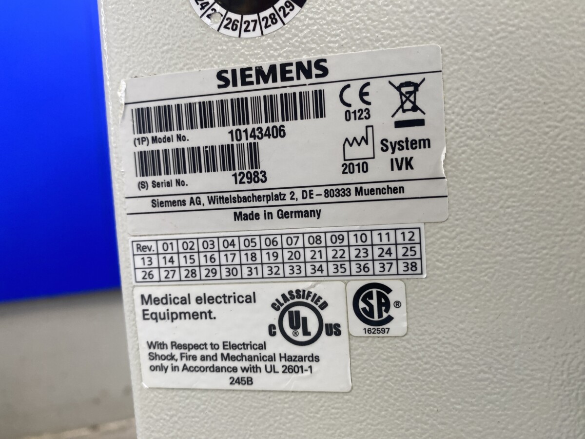 Siemens - ARCADIS Varic - C-Bogen-System - C-Arm System - REF 10143406 - Baujahr 2010