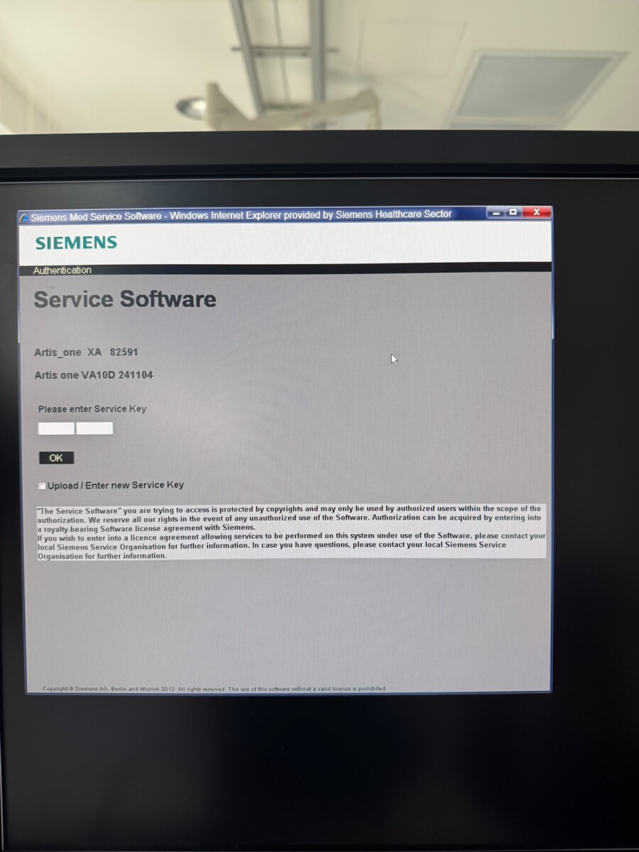 Siemens - Artis one - Angiography System - Angiographie-System - REF 10848600 - Baujahr 01/2020