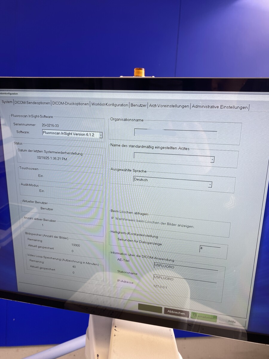 Hologic - InSight FD - C-Bogen-System - C-arm System - Baujahr 03/2016