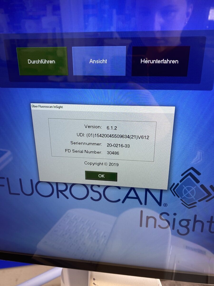 Hologic - InSight FD - C-Bogen-System - C-arm System - Baujahr 03/2016