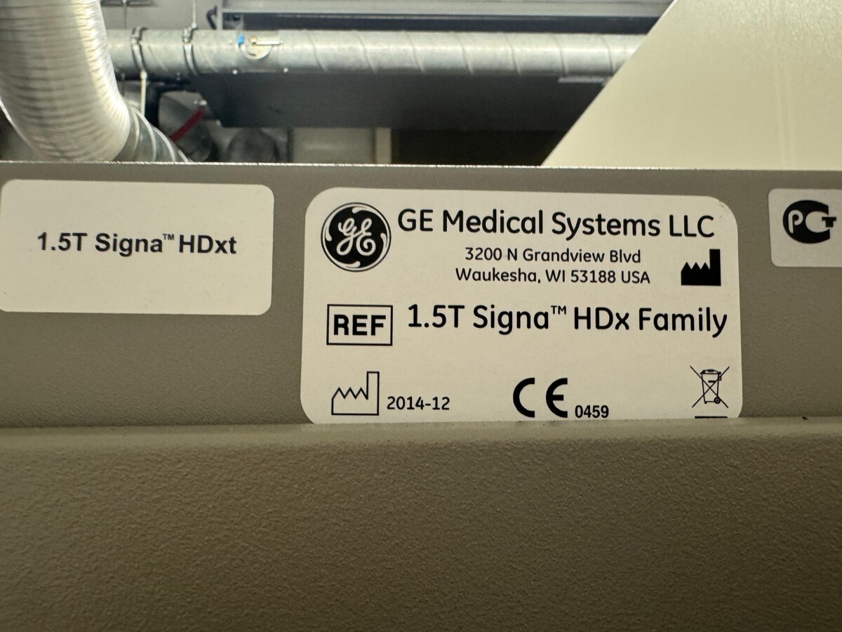 GE HealthCare - Signa HDxt - MRT-Scanner - MRI Scanner - REF 1.5T Signa HDx Family - Baujahr 12/2014